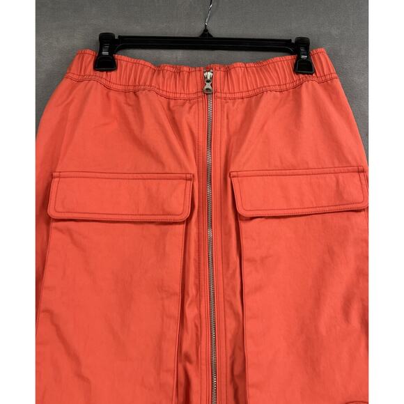 Free People DIESEL O-MIRT CARGO SKIRT Size IT 40 Coral - Picture 5 of 13